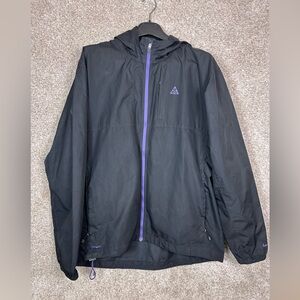 Vintage Nike ACG Storm-FIT hooded windbreaker jacket  Black Size Men L